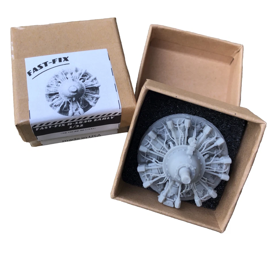 Motor radial delantero 1/32 FAST FIX R-1830 con cables detalle RESINA2 NUEVO 32070 Foto 1 de 4