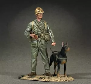 JACK TARS & LEATHERNECKS DE BRITAINS 13029 U.S.M.C. MANEJADOR DE PERROS 1942 - 1945 PACIFIC - Imagen 1 de 2
