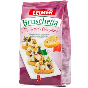Leimer Bruschetta geröstete Brot Chips Zwiebel und Oregano 150g - Picture 1 of 1
