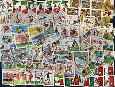 Thematic Stamp Packet -  World Cup Football on stamps 100 Difference  + Free MS