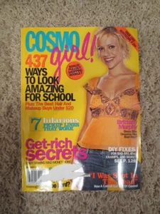 VINTAGE COSMO GIRL! MAGAZINE BRITTANY MURPHY COVER PHOTO SEPTEMBER 2004 - Picture 1 of 1