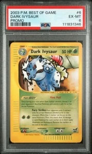 Dark Ivysaur #6 Winner Best Of Game 2003 Promo Pokemon TCG Graded Card - PSA 6 - Bild 1 von 2
