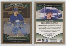 2021 Parkhurst Prominent Prospects Gold Autos Jacob Bryson #PP6 Rookie Auto RC
