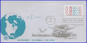 USA5 #UC48 U/A ARTMASTER FDC   USA Air Letter - Picture 1 of 1