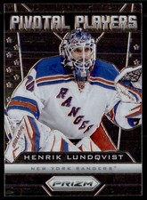 2013-14 Panini Prizm Pivotal Players Henrik Lundqvist New York Rangers #PP-19