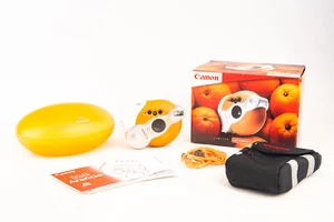 Canon IXUS Concept Arancia Elph APS Film Camera in Box MINT Limted Edition V20 - Picture 1 of 7