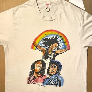 VTG 70s/80s BOB MARLEY 18” x 28.25” w/ Rainbow and Wailers T Shirt - Picture 1 of 23