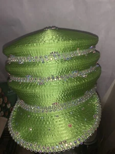 Ladies Custom Cogic Church Hat - Picture 1 of 5