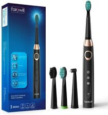 5 Modes Fairywill Sonic Electric Toothbrush Rechargeable for Adults Kids USB
