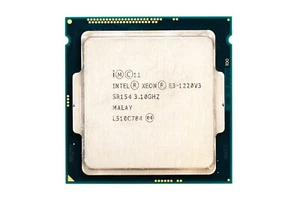Intel Xeon E3-1220 V3 Quad Core 3.10GHz 8MB LGA 1150 Processor P/N: SR154 Tested - Picture 1 of 2