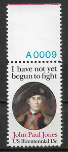 US 1979 John Paul Jones Perf. 11 ,Plate ,Scott # 1789A,VF-XF MNH** (RN-5) - Picture 1 of 1