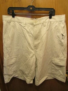 HERREN CHAPS CARGO 100 % BAUMWOLLE CREMEWEISS SHORTS GRÖSSE 36 INNENNAHT 10" - Bild 1 von 4