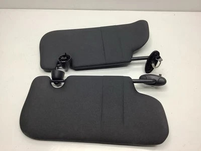 MINI COOPER S R55 R56 PAIR OF SUN VISORS BLACK 06-13  DRIVER & PASSENGER SIDE - Image 1 of 4