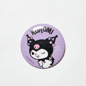 Sanrio Kuromi Pin Button Daiso Japan Can Badge - Picture 1 of 2