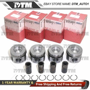 4X Mahle Pistons & Rings Set STD Φ84mm For BMW 328d 525d 120d 320d X3 X5 N47D20 - Picture 1 of 6