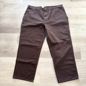 Neu mit Etikett Carhartt B11 DKB braun Original Latzhose Passform Zimmermannshose Größe 46 x 32 - Bild 1 von 6