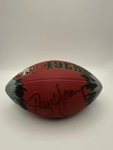 Franklin NFL PLAY FOOTBALL 49ers SIGNIERT VON STEVE YOUNG KEIN COA - Bild 1 von 4