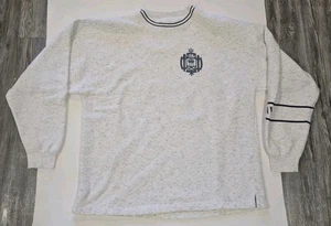 Velva Glanz Vintage Speckle Knit Crewneck Navy Pullover Herren L - Bild 1 von 7