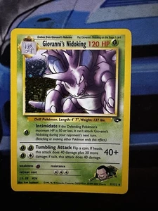 Giovanni's Nidoking 7/132 Gym Challenge Holo NM/NM+ - Picture 1 of 11