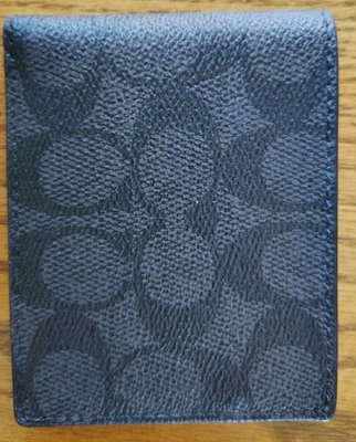 Coach Leather Wallet - Black (SLM 11005863JAX) - Image 1 of 4