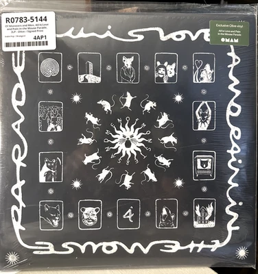 Of Monsters and Men - All Is Love and Pain Mouse Olive Vinyl LP  SIGNED ART CARD - Imagem 1 de 4