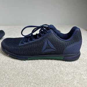 Reebok etc Anti-Friction Mens Mesh Athletic Shoes Navy Blue/Green Size 11.5 - Picture 1 of 9