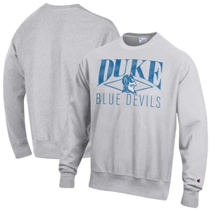 Sudadera polar tejida inversa gris Duke Blue Devils Champion para hombre - Imagen 1 de 3