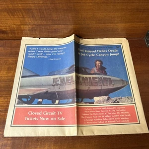 1974, Evel Knievel,"Tattler Special Collector's Issue" Newspaper Insert (Scarce) - Picture 1 of 5