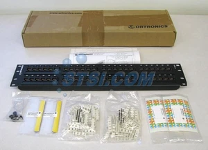 Ortronics TechChoice Cat6 48-Port Patch Panel OR-SP6U48, New Open Box ~STSI - Picture 1 of 9