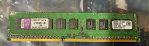 DIMM Kingston KVR16E11/8I 8 GB DDR3 1600 PC3 12800 ECC PARA COMPUTADORAS DE ESCRITORIO Y SERVIDORES - Imagen 1 de 1