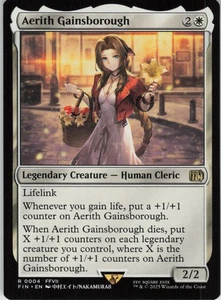 Aerith Gainsborough R FINAL FANTASY 4 casi nuevo normal Magic The Gathering - Imagen 1 de 2