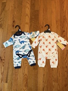 M+A by Monica + Andy Organic Cotton Baby Bodysuit 0-3 Mos BRAND NEW - Picture 1 of 7