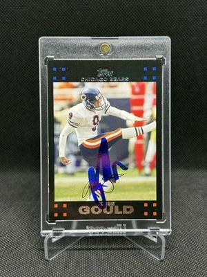 Robbie Gould 2007 Topps RC Rookie IP Autograph Auto Signed #220 In Person Auto - Image 1 of 2