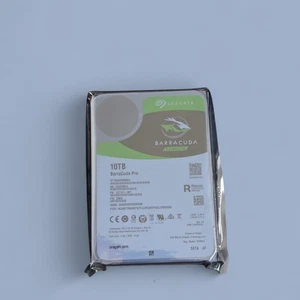 Seagate BarraCuda Pro 10TB 7200RPM SATA 6Gb/s 3.5'' HDD ST10000DM0004 0 hours🔥 - Afbeelding 1 van 1