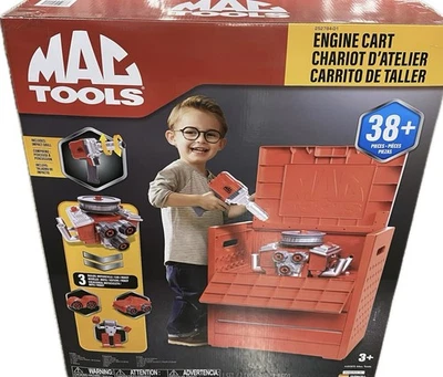 Nuevo juego de carro utilitario motor Mac Tools, 38+ piezas taladro de impacto Foto 1 de 2