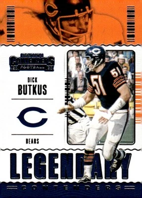 2020 Panini Contenders #LC-DBU Dick Butkus Legendary Contenders - Image 1 of 2