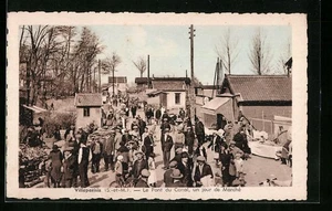 CPA Villeparisis, Le Pont du Canal, un jour de Marché - Picture 1 of 2