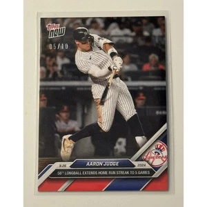 All RISE! Aaron Judge 58th Home Run 2024 MLB Topps NOW Card NY Yankees * Karte 764 - Bild 1 von 3