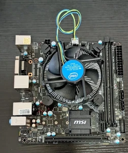 CPU PROCESSORE INTEL CORE i7-6700K + SCHEDA MADRE MSI ITX H110I  + RAM DDR4 16GB - Foto 1 di 3