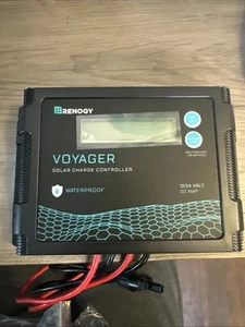 Renogy Voyager 20A 12V/24V PWM wasserdichter Solarladeregler mit LCD Display - Bild 1 von 2