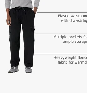 PROCLUB Heavyweight Cargo Fleece Pants Size 2XL NWT - Picture 1 of 9