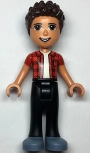 Lego Friends River - Sand Blue Shoes, Black Jeans, Red Checkered Shirt -frnd0499 - Bild 1 von 1