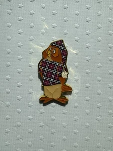Disney Loungefly Winnie the Pooh Plaid Pajamas Pin - Owl - Picture 1 of 2