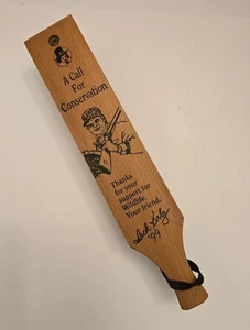 A Call for Conservation Quaker Boy Turkey Box Call Dick Kirby Inscribed Limited - Picture 1 of 10
