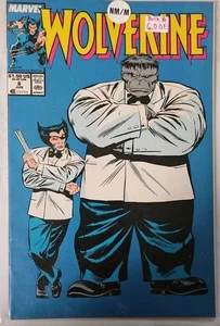 Wolverine #8 - Marvel Comics 1989 Hulk Auftritt. Rückseite Pin Up von Linfild. - Bild 1 von 7