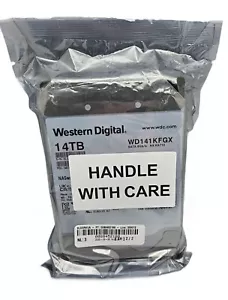 WD 14TB 3.5" NAS SATA DRIVE - WD141KFGX (RECERTIFIED) *SEALED* (READ FIRST) - Picture 1 of 3
