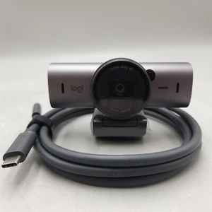 Logitech MX Brio 4K Webcam 1080p 60FPS, Noise-Reducing Mics, Show Mode, Graphite - Photo 1/3