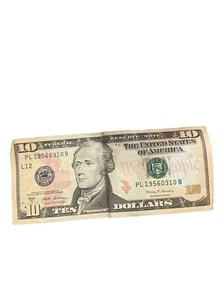 US 10 Dollar Birthday Anniversary Note March 10, 1956. PL19560310B - Picture 1 of 2