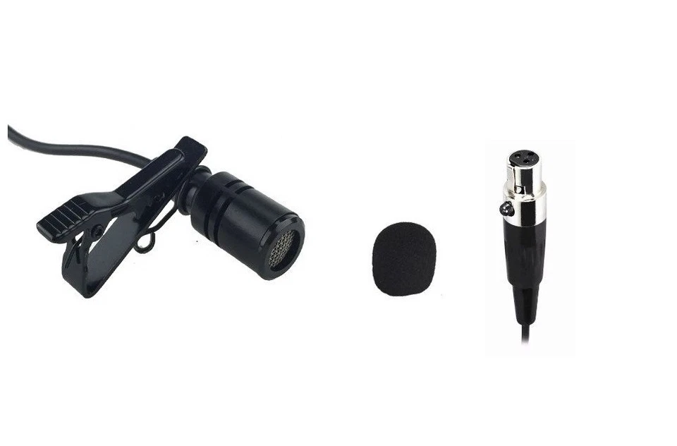 professional mini Lavalier Lapel Microphone microfone with 3 Pins XLR connector - Image 1 of 1