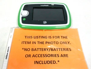 LeapFrog LeapPad3 Green Kids Learning Tablet Tested, works, factory reset - Picture 1 of 3